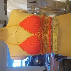 Handmade crochet halter top